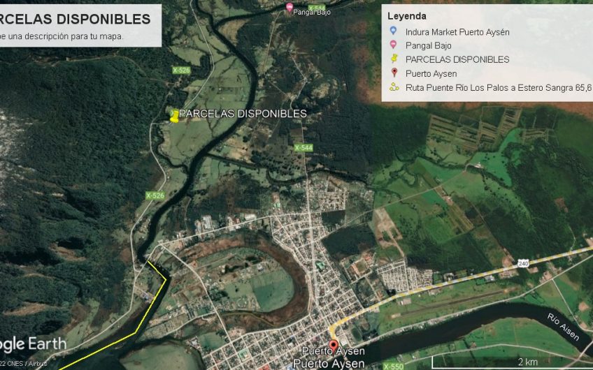 SE VENDE PARCELA DESDE 5.000 Mts.2  COMUNA DE AYSEN – PATAGONIA