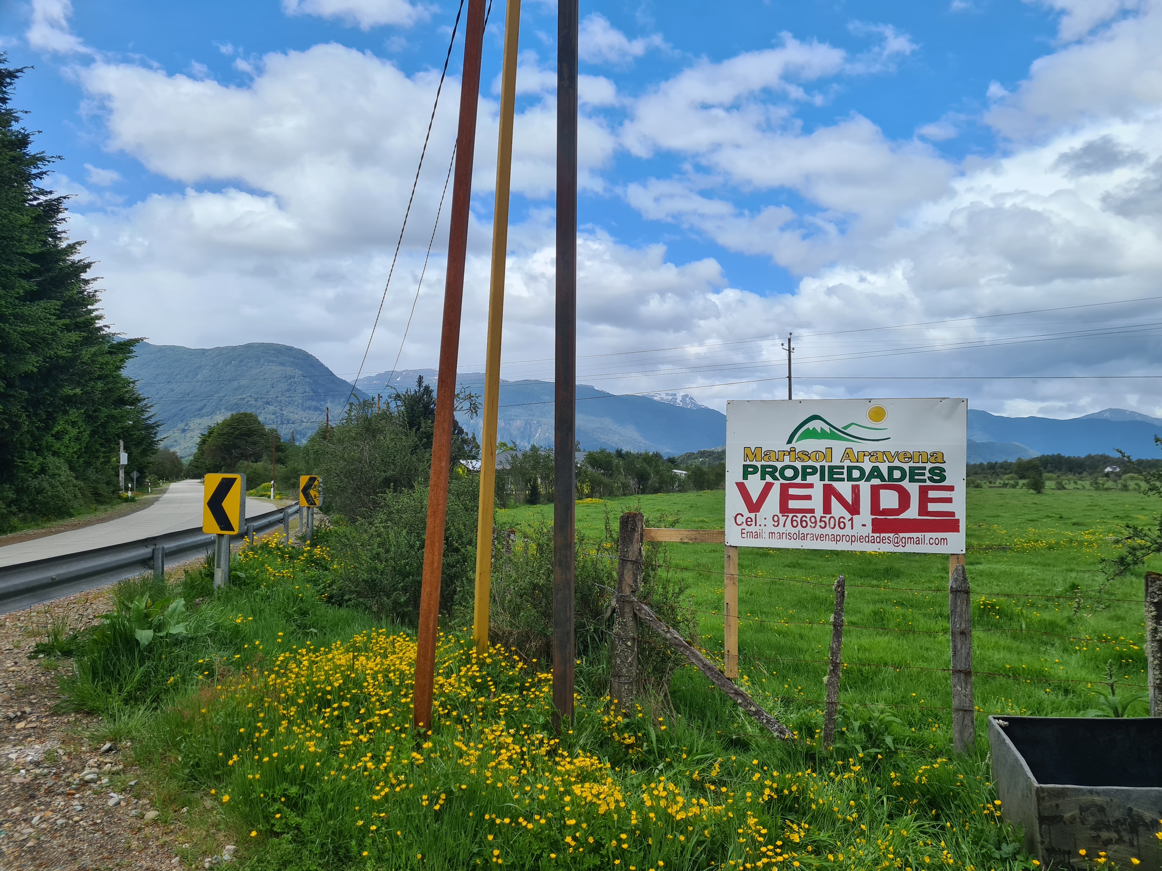 Image of the land parcel highlighting its potential for building