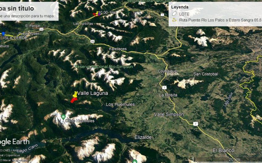 Se vende terreno de 50 hás. En Patagonia Chilena
