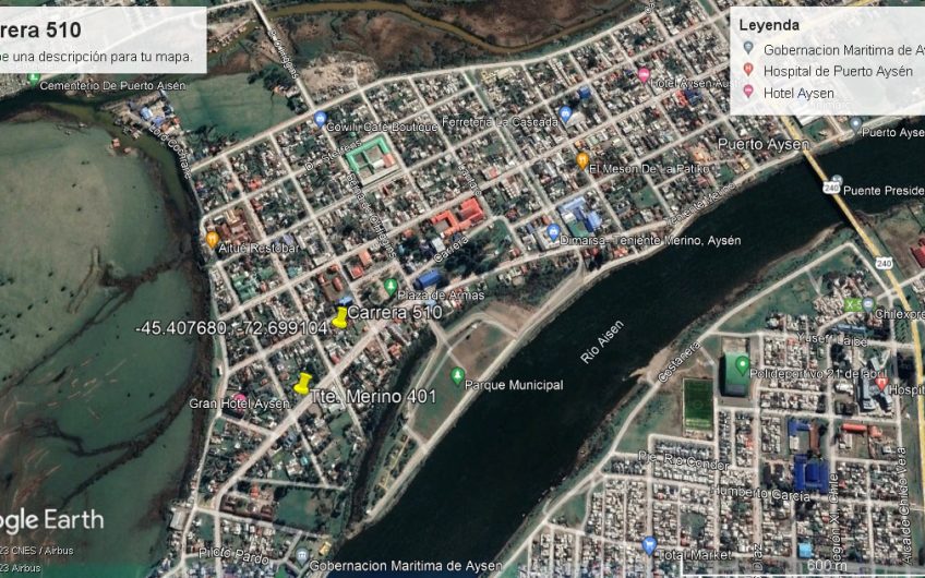 VENDE PROPIEDAD HABITACIONAL EN COMUNA DE AYSEN – PATAGONIA CHILENA.