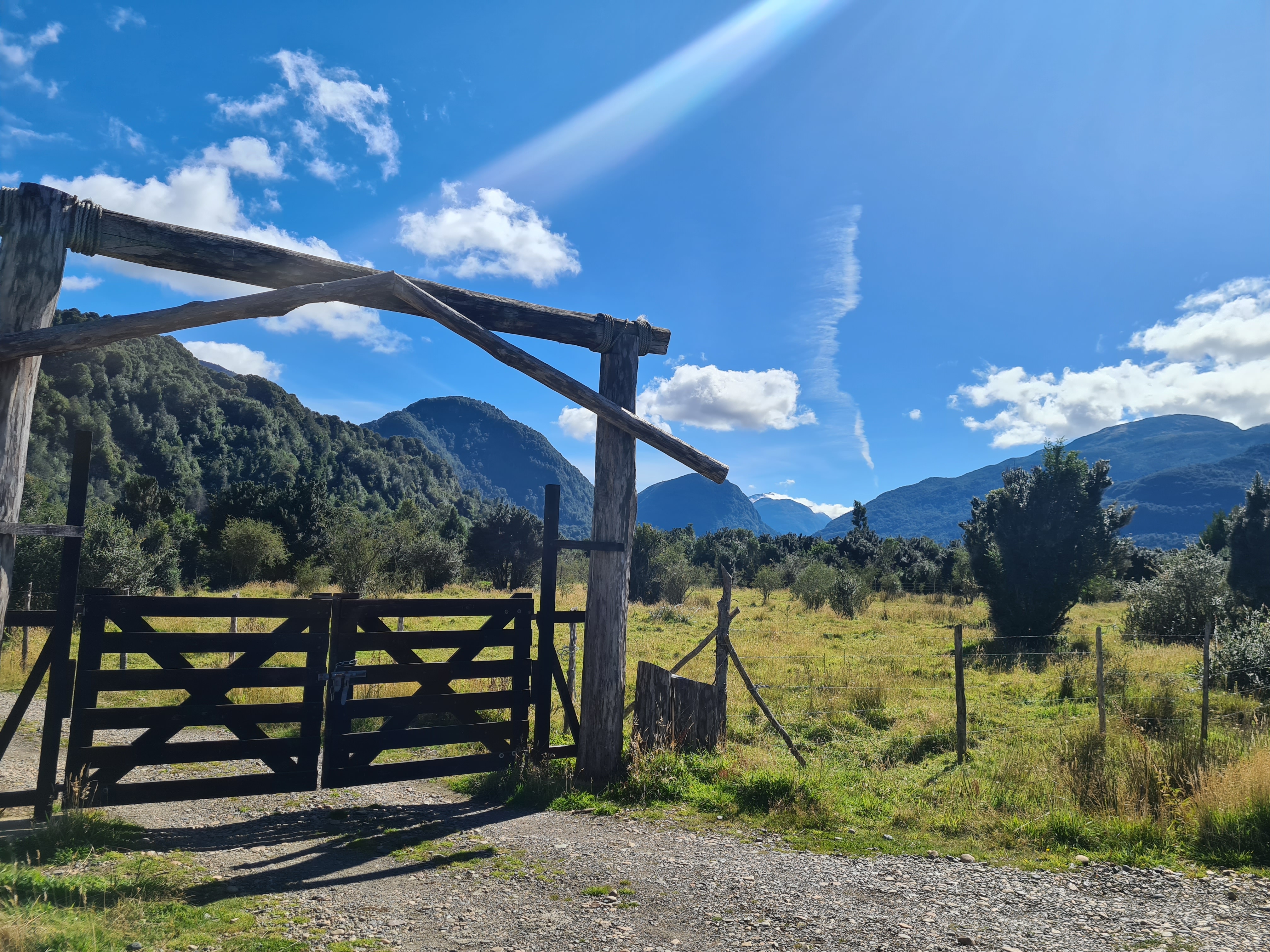 Image of the land parcel highlighting its proximity to the Rio Condor river
