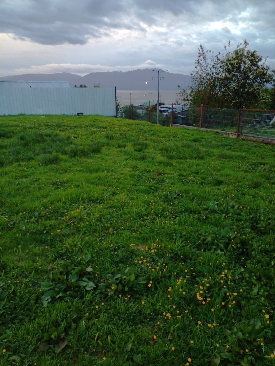 The natural landscape of the land for sale in Puerto Cisnes.