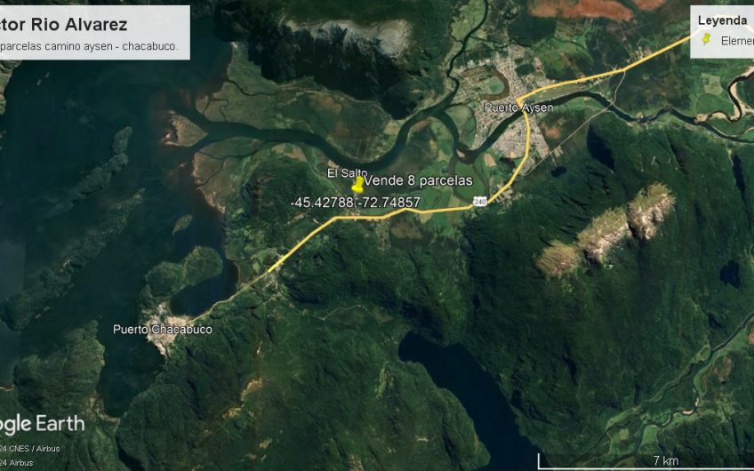 SE VENDE PARCELAS EN SECTOR RIO ALVAREZ COMUNA AYSEN.