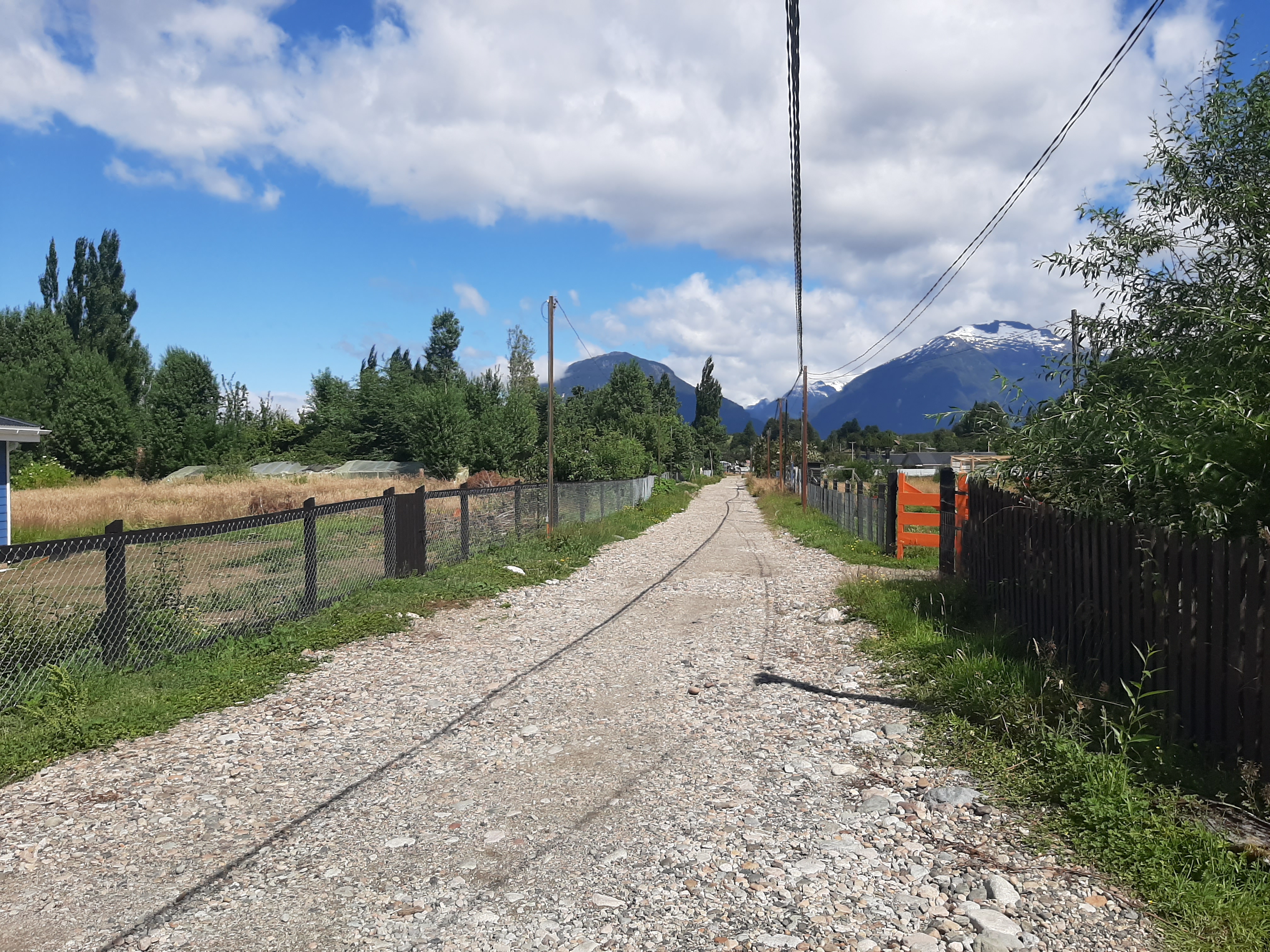 Side view of the house showing the garden and outdoor space