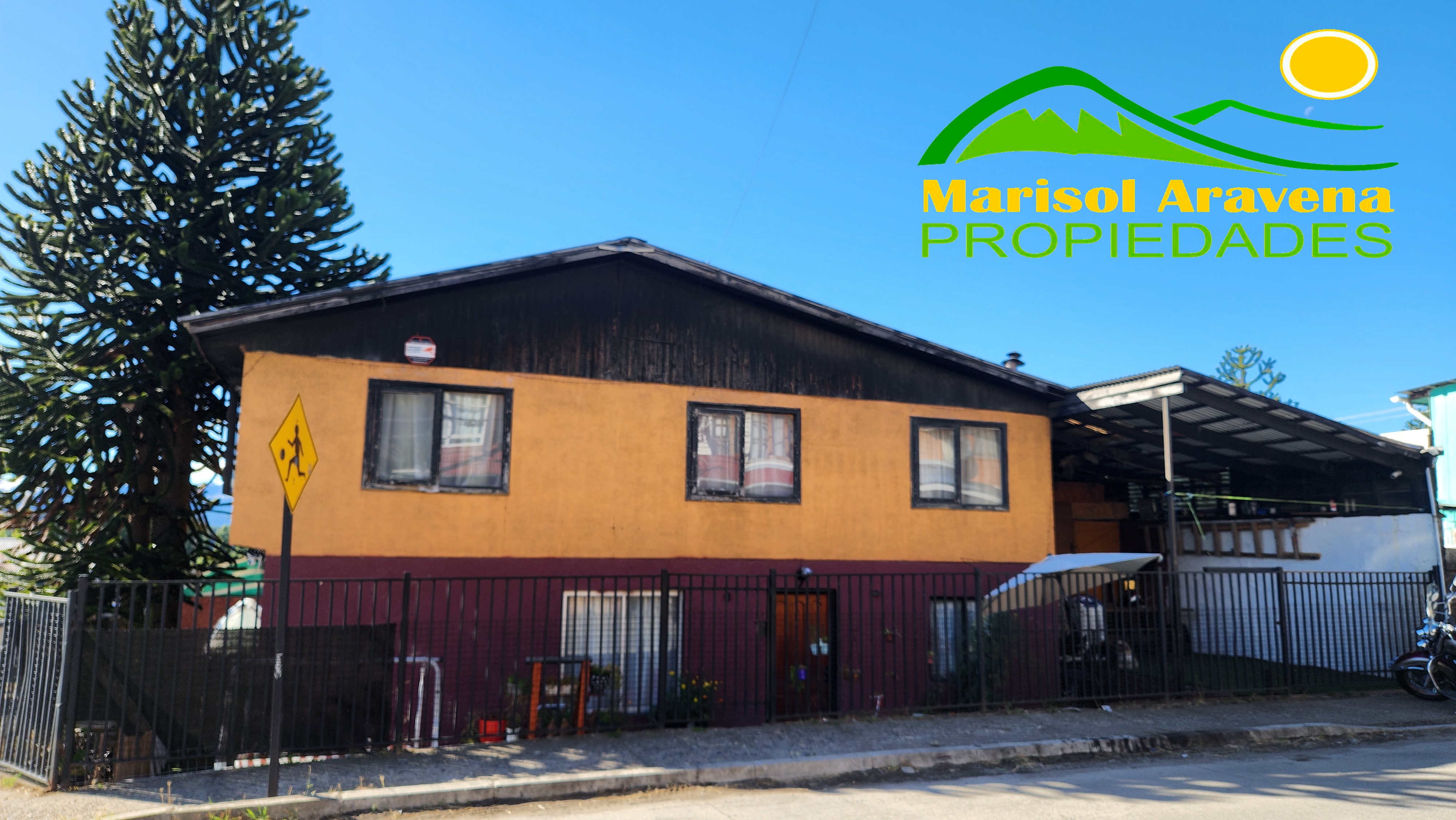 Front facade of the house displaying its design and features