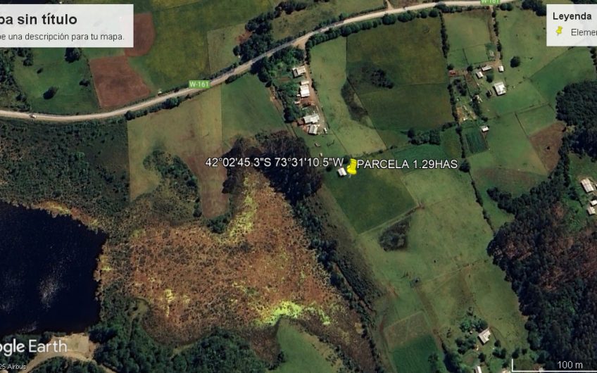  SE VENDE PARCELA DE 1,29 Hectárea. En La Provincia de Chiloé.