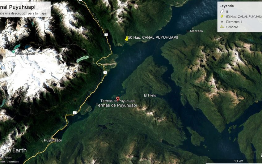 🌿 EXCLUSIVO CAMPO EN EL CANAL PUYUHUAPI – SECTOR SENO QUEULAT🌿