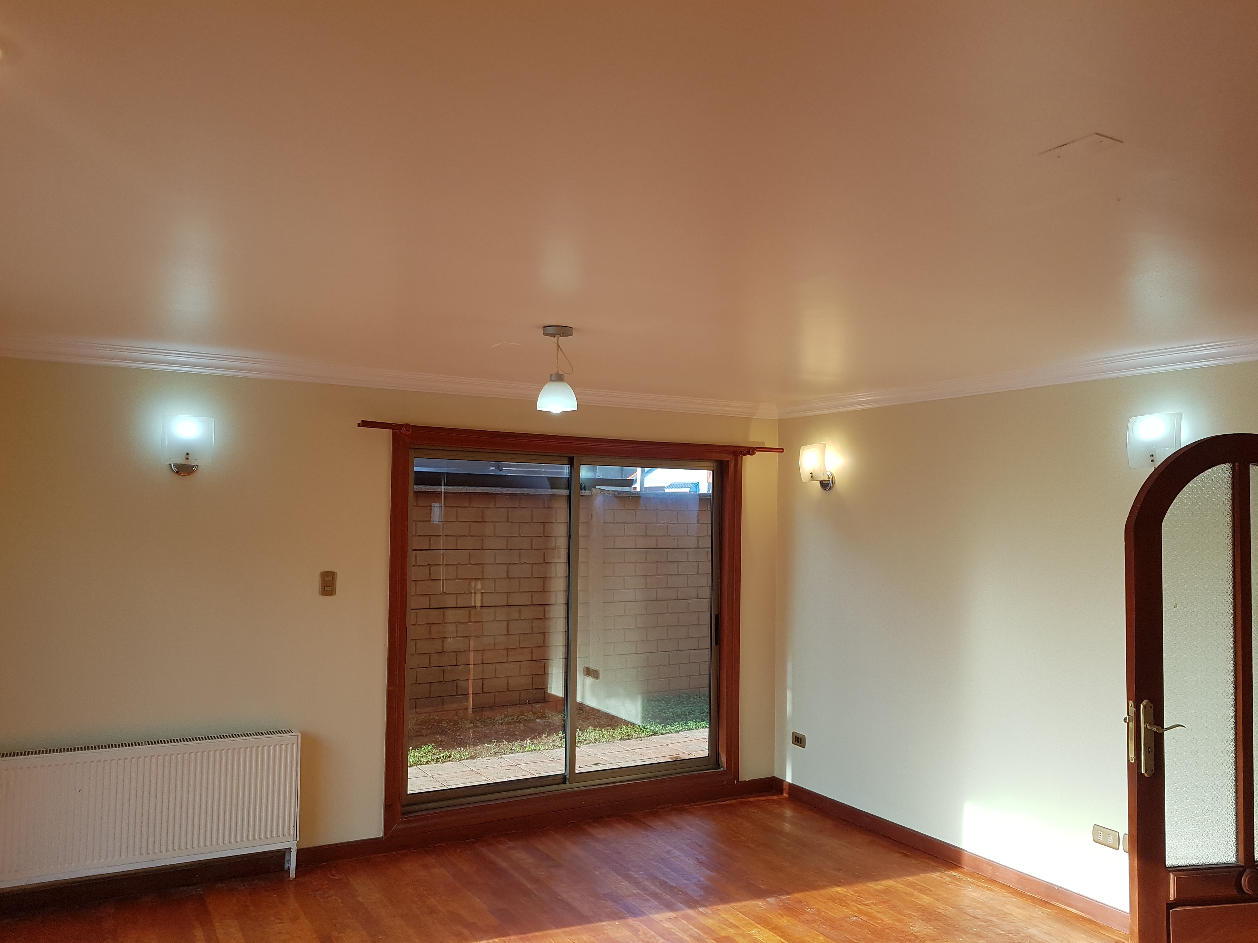 The house and the surrounding landscape in Puerto Aysen