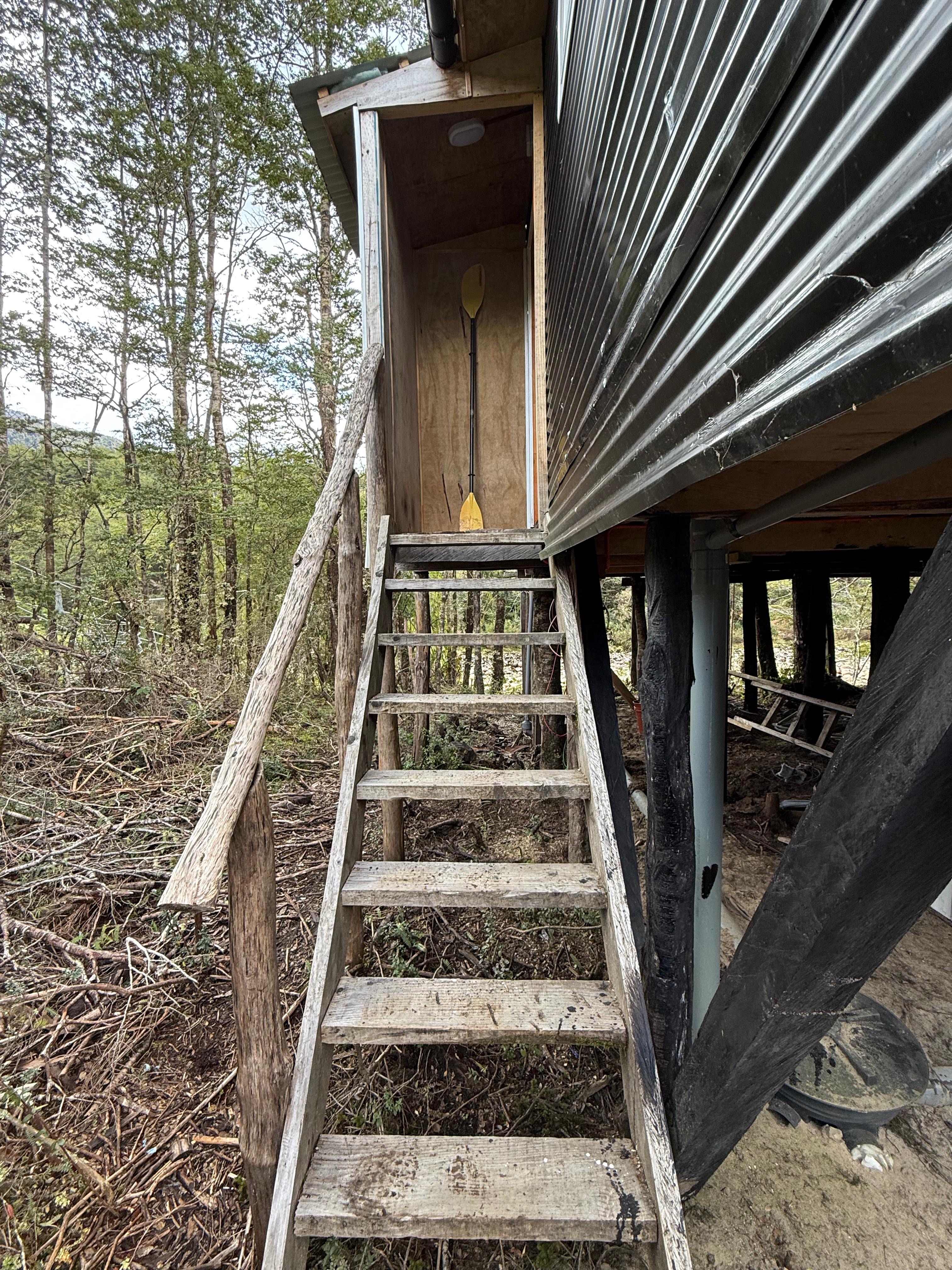 View of the Rio Condor river from the land parcel