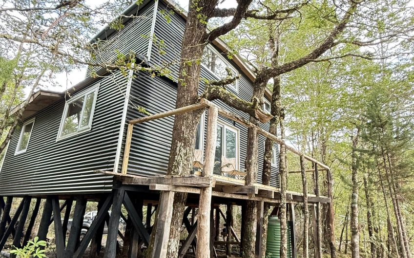 🏔 Se vende parcela de 2,5 ha con cabaña a orillas del río cóndor 🏔
