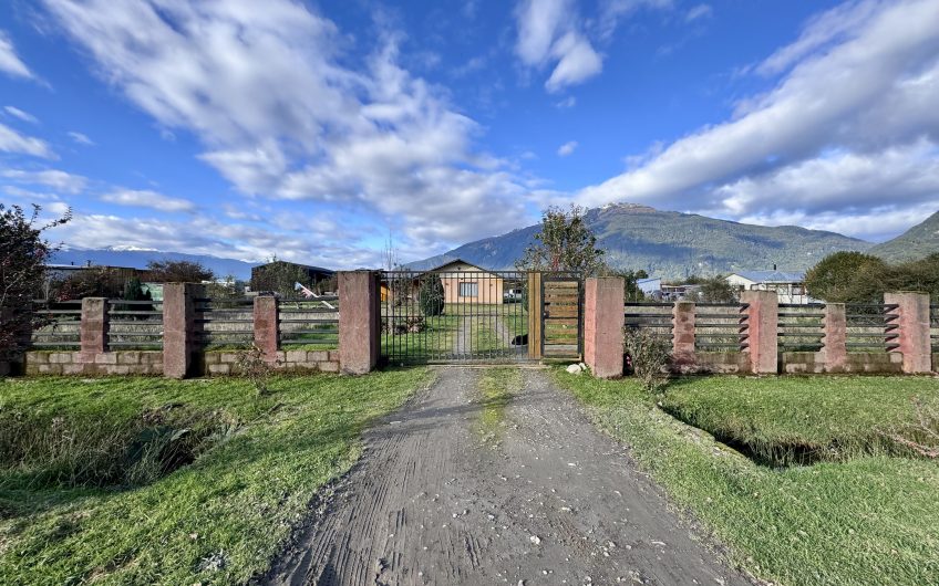🏡 Se vende hermosa propiedad completamente amoblada a solo 7 minutos de Puerto Aysén – Ruta X-240, camino Aysén–Chacabuco 🏡