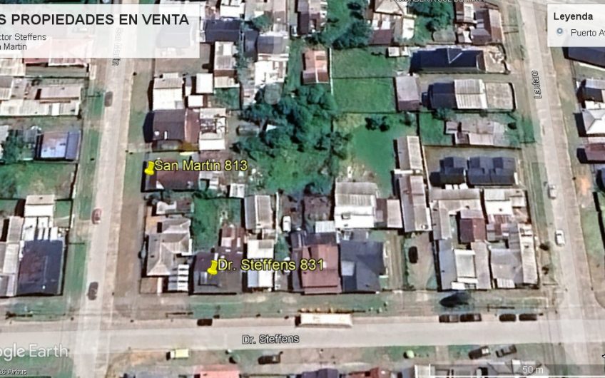 🏙️Venta de Dos Propiedades Conectadas en Sector Céntrico – Puerto Aysén 🏙️